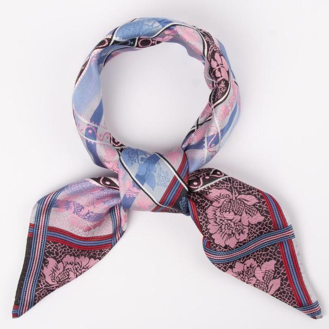 Eufemia silkeskjerf 70x70cm 100% silke farge 7