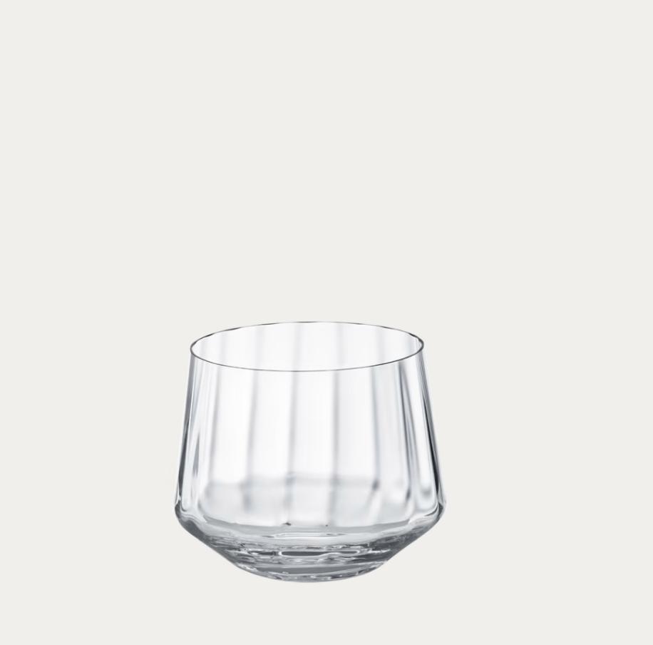 BERNADOTTE LOW TUMBLER GLASS CRYSTALLINE 25 CL, 6 PCS
