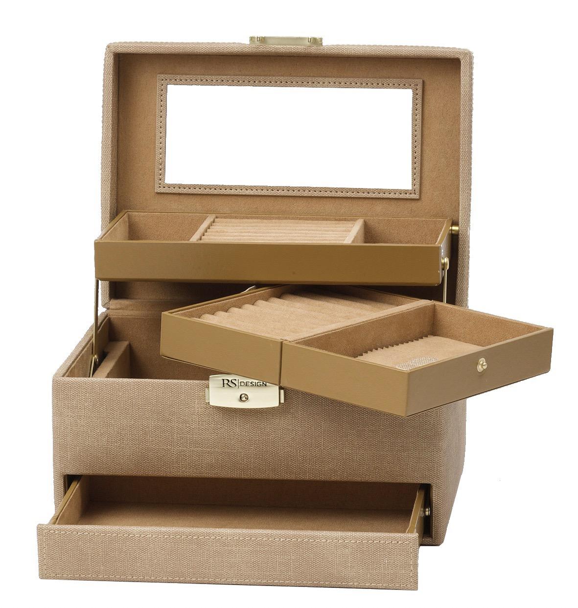 Smykkeskrin 34687 Beige/brun