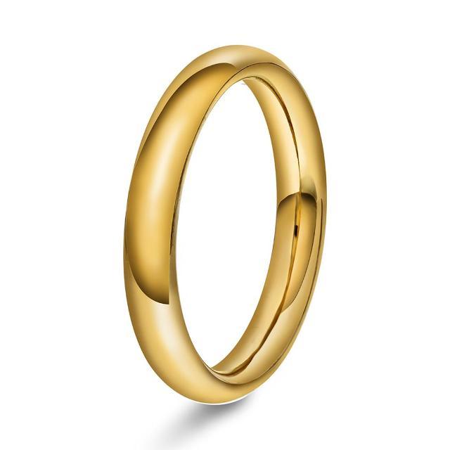 GG RING RUND SKINNE 3,7MM POL