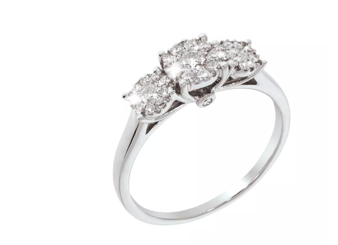 Alexandra diamantring TW si 0,50ct.