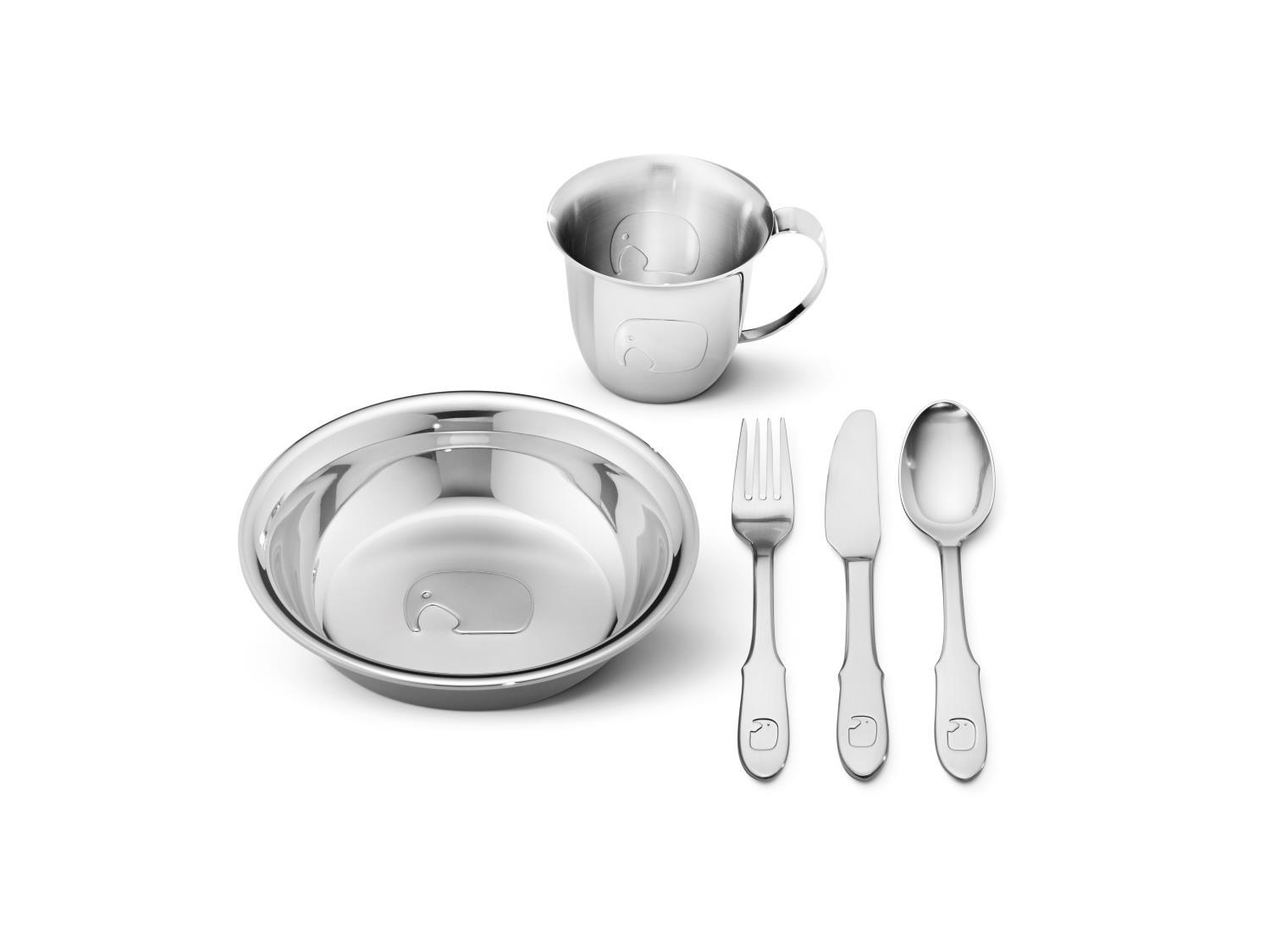 ELEPHANT CHILD SET STAINLESS STEEL 5 PCS